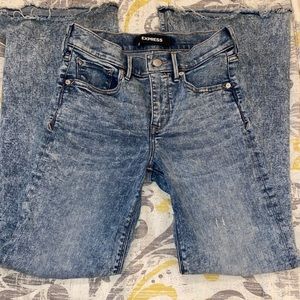 Express bell bottom flare jeans